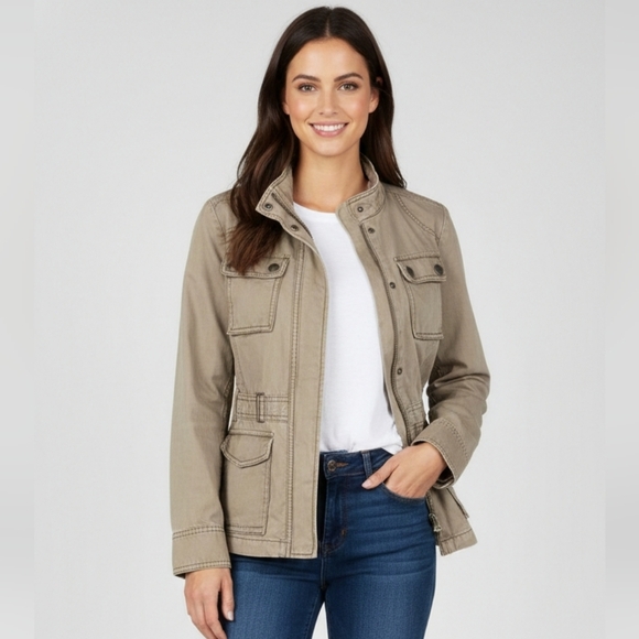 LOFT Jackets & Blazers - LOFT Beige Utility Jacket